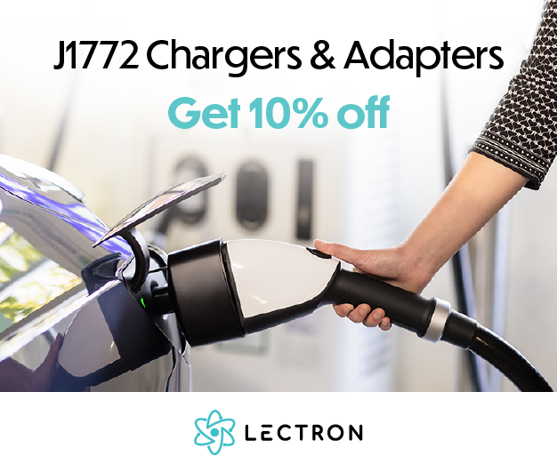 Lectron J1772 chargers and adapters advertisement